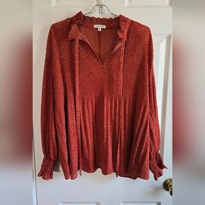 Max Studio Boho Blouse. 1X